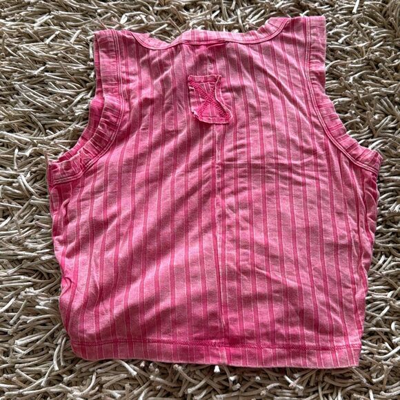 Zenana Ribbed Sleeveless Scoop Neck Cropped Tank Top Size M - Picture 4 of 5